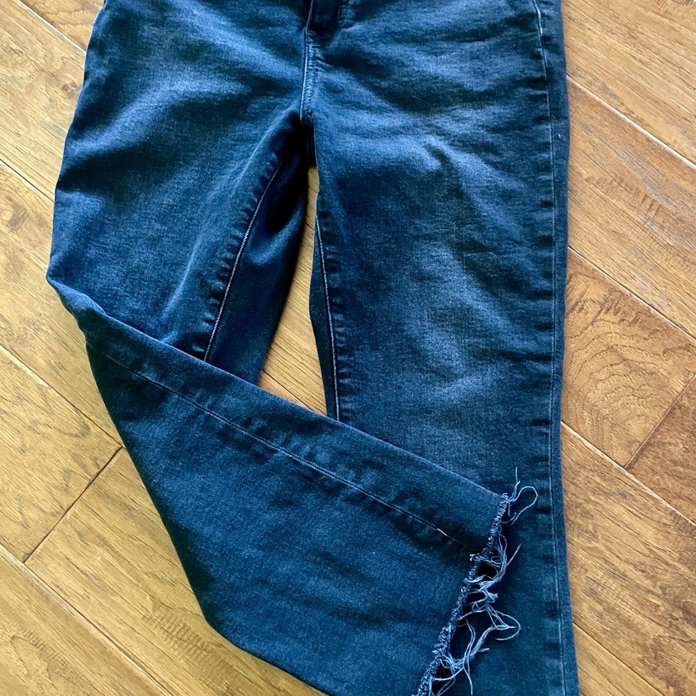 Women's Gap Kick Fit High Rise Black Jeans